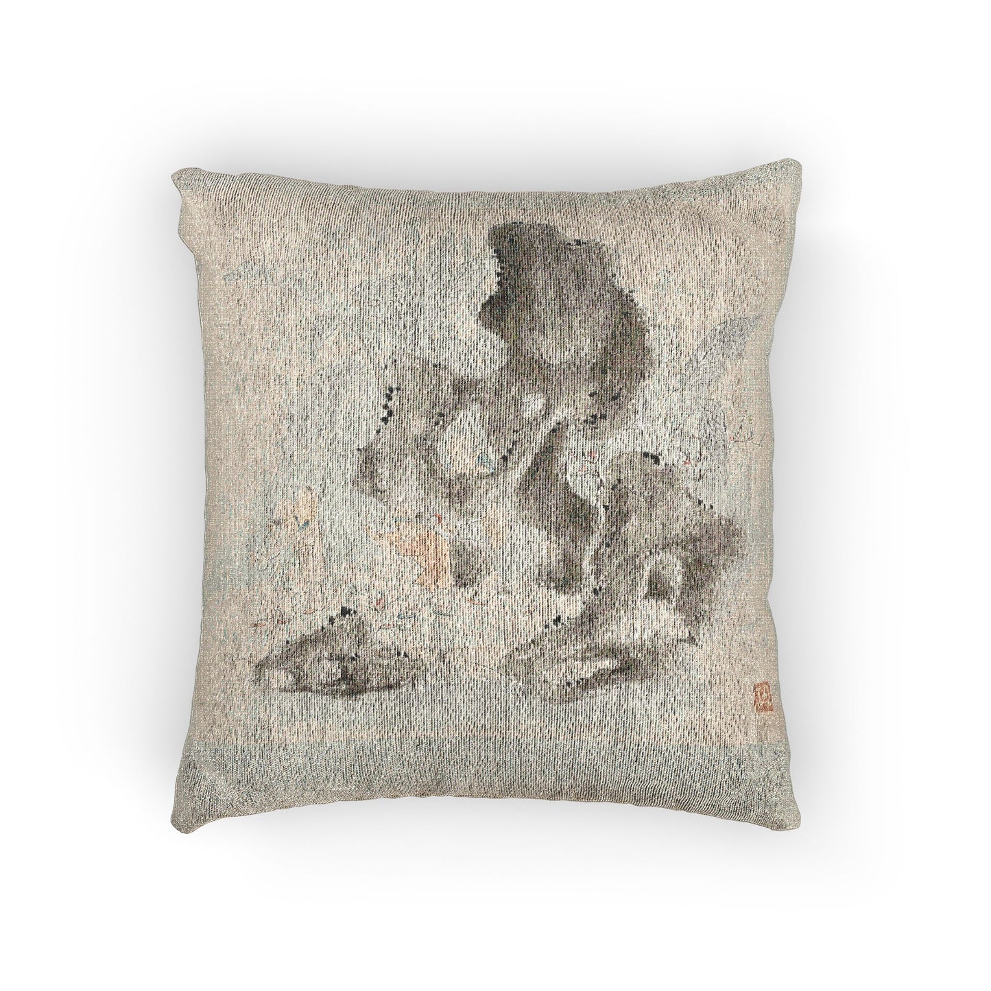 116_children-playing-blindman-s-buff-in-a-garden | Woven Pillow