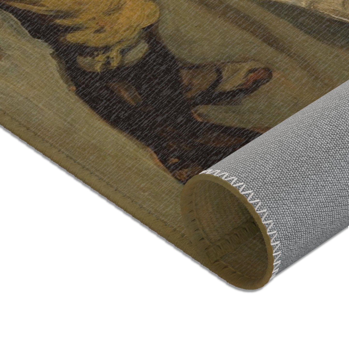 Francisco José de Goya y Lucientes - Friar Pedro Binds El Maragato with a Rope | Area Rug
