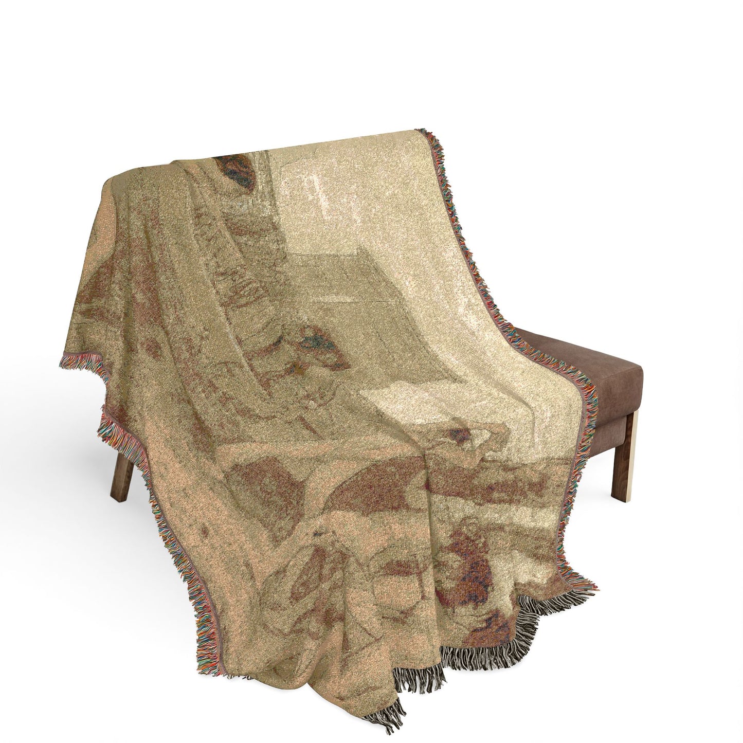 Hilaire Germain Edgar Degas - Young Spartan Girls Challenging Boys | Woven Tapestry Blanket