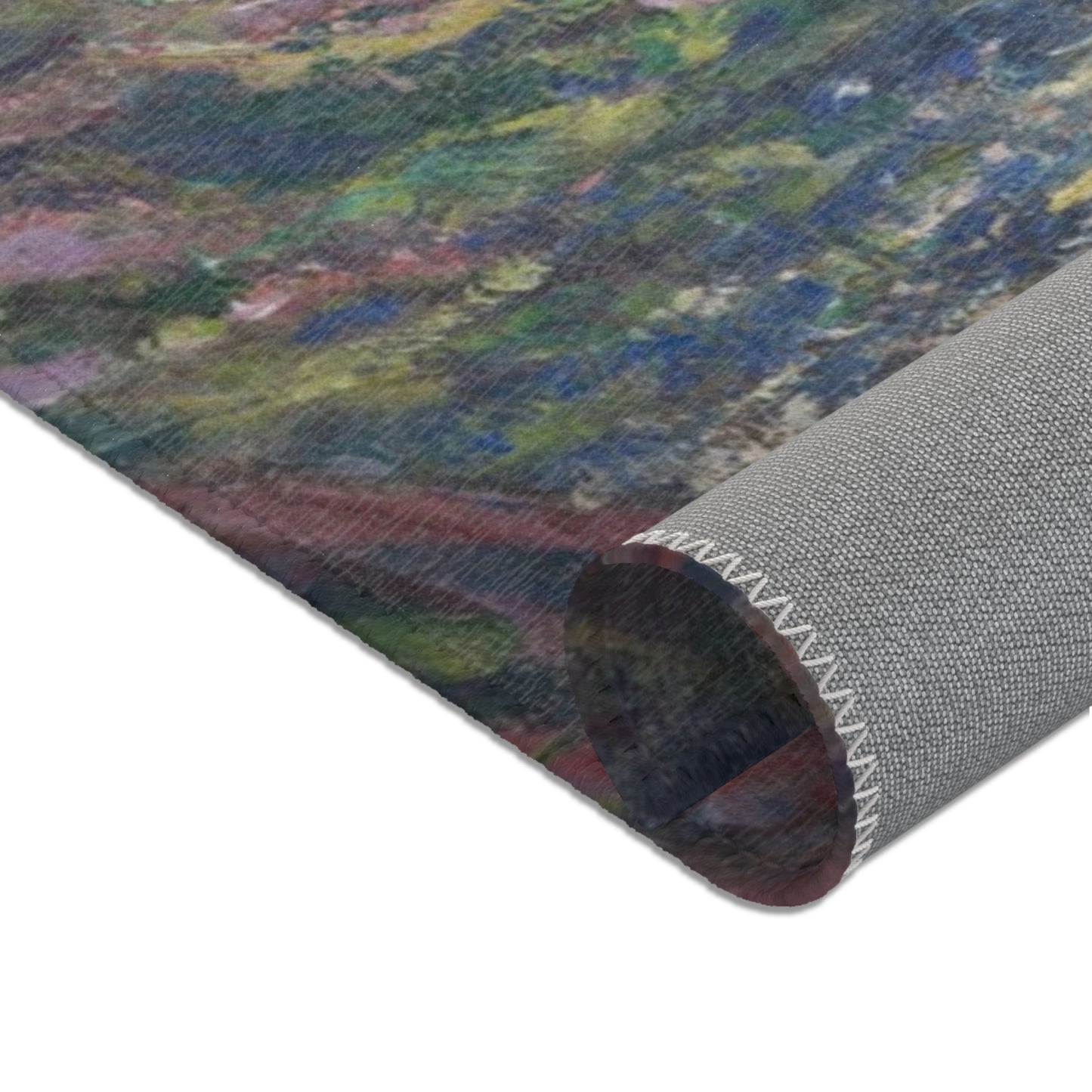 Claude Monet - The Petite Creuse River | Area Rug
