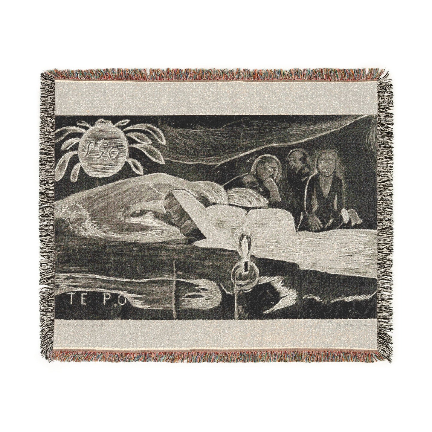 Paul Gauguin - Te po (The Night), from the Noa Noa Suite | Woven Tapestry Blanket