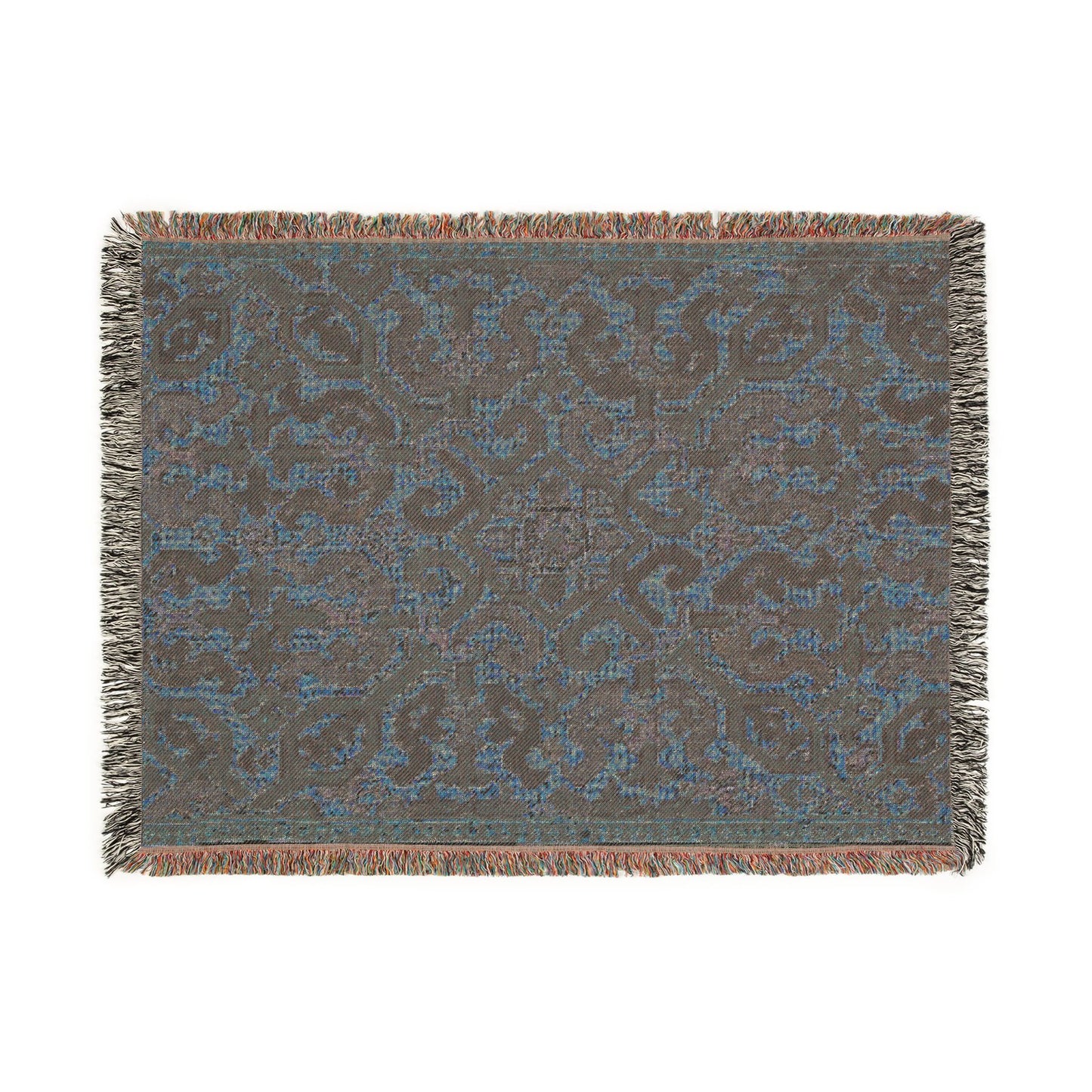 Fragment of a furnishing textile Woven Throw Blanket