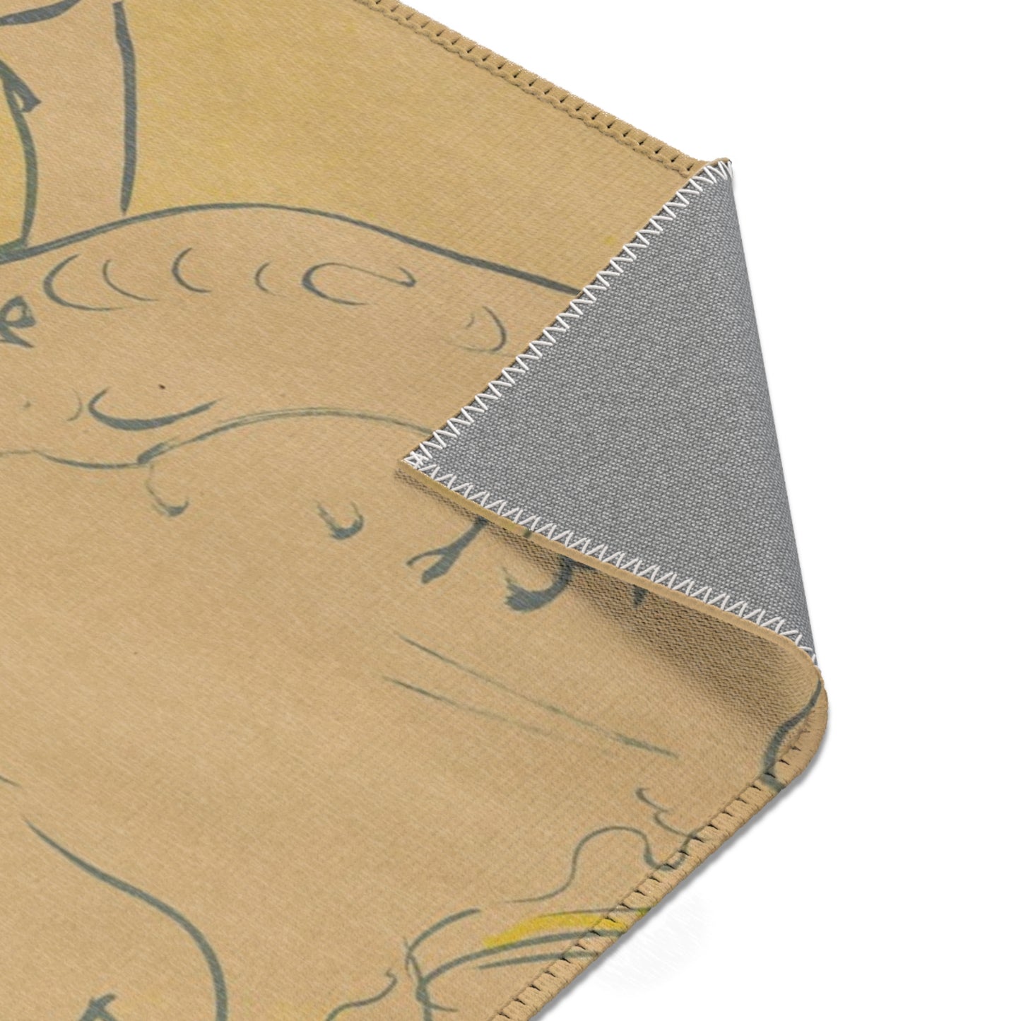 Henri de Toulouse-Lautrec - Mademoiselle Eglantine's Troupe | Area Rug