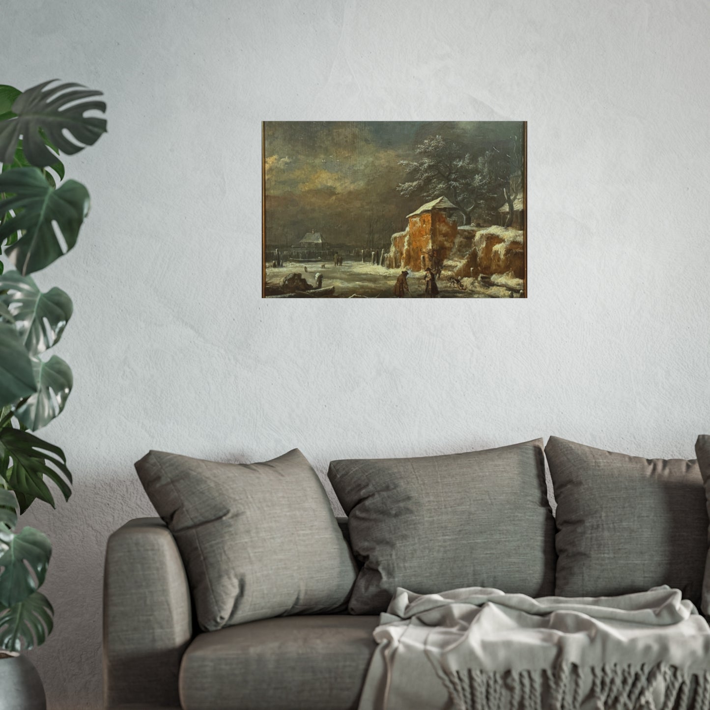 Hamburg, Kunsthalle, Jacob van Ruisdael, Winterlandschaft | Fine Art Poster