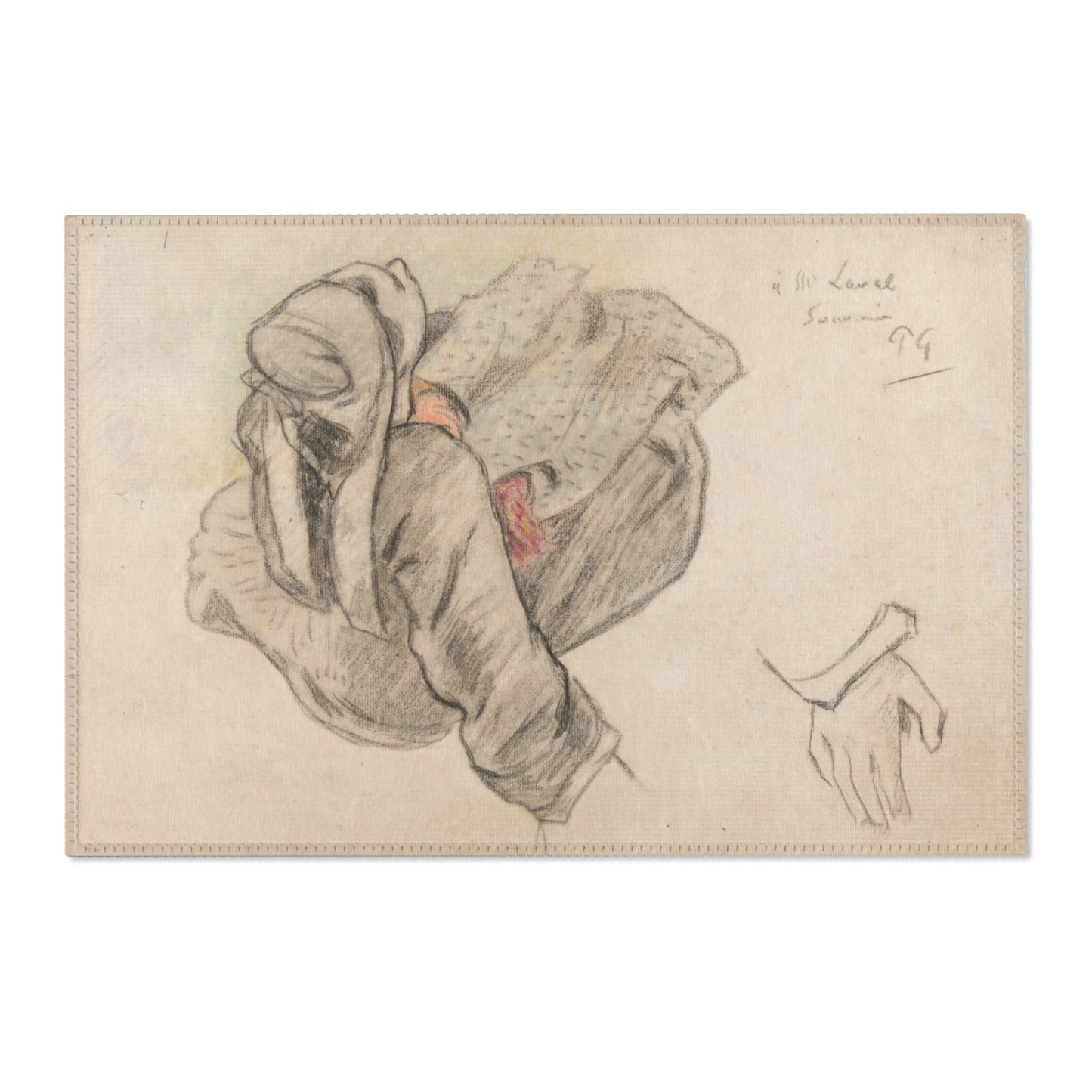 Paul Gauguin - Seated Breton Woman | Area Rug