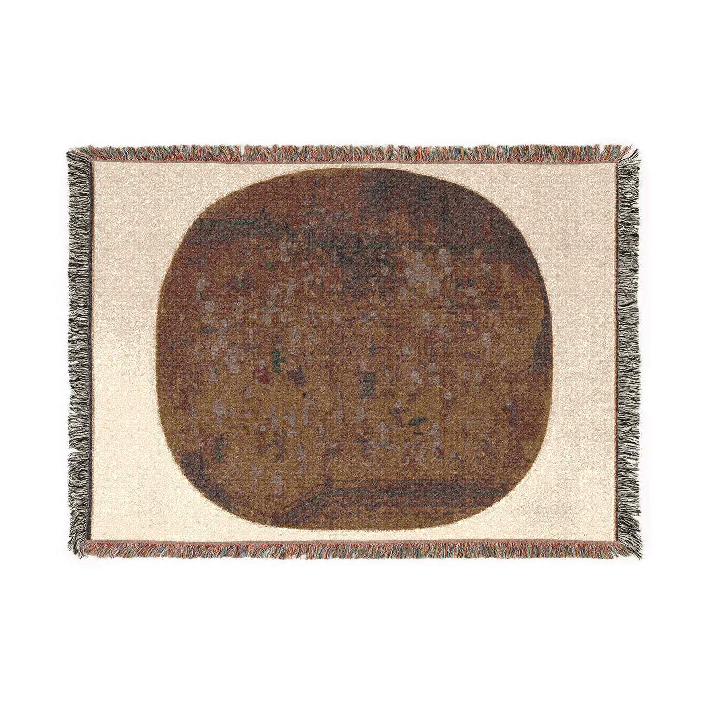 084_one-hundred-children-at-play | Woven Tapestry Blanket