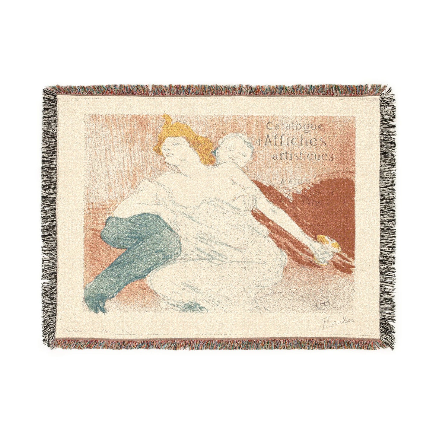 Henri de Toulouse-Lautrec - Debauchery (second plate) | Woven Tapestry Blanket
