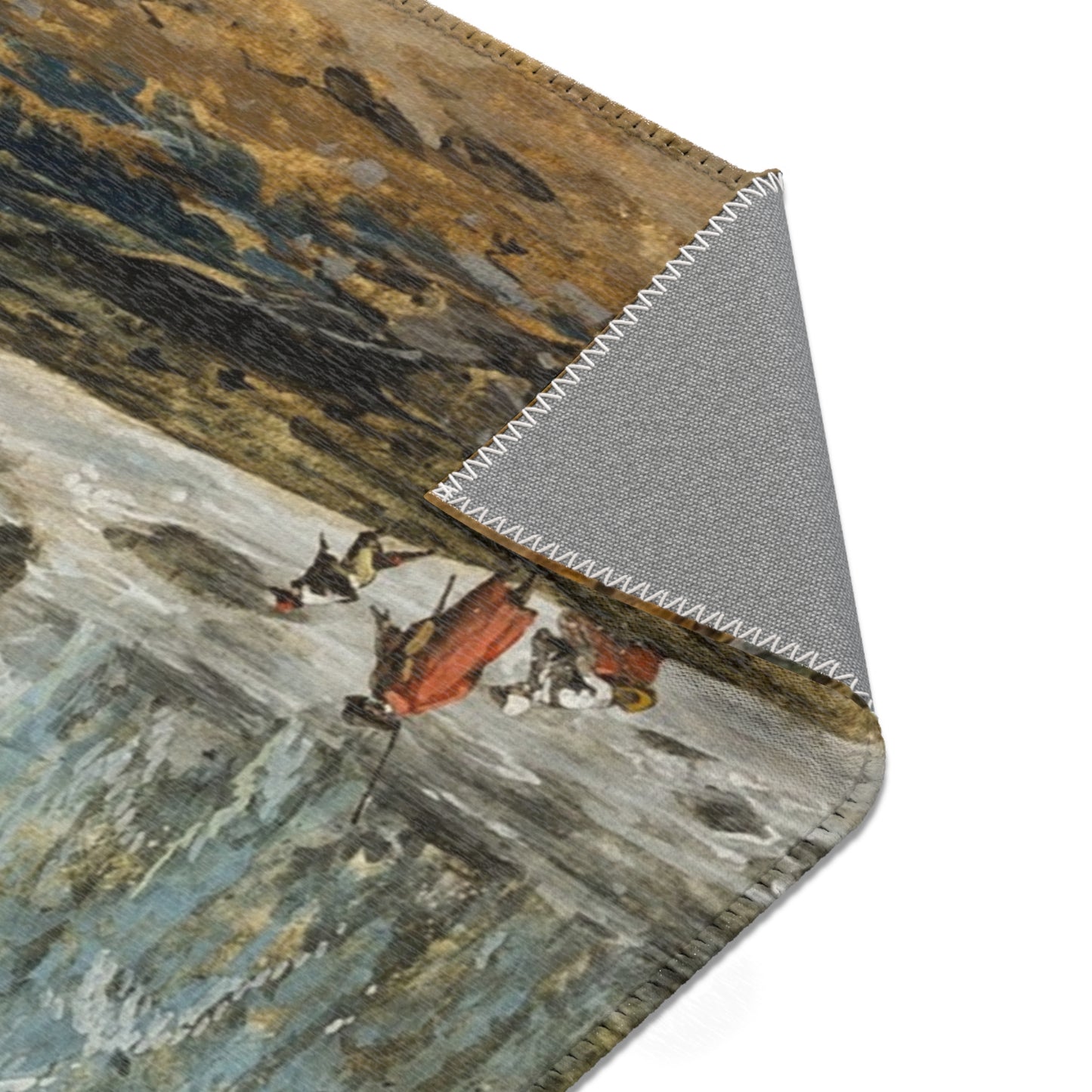 Louis Gabriel Moreau - Waterfall | Area Rug