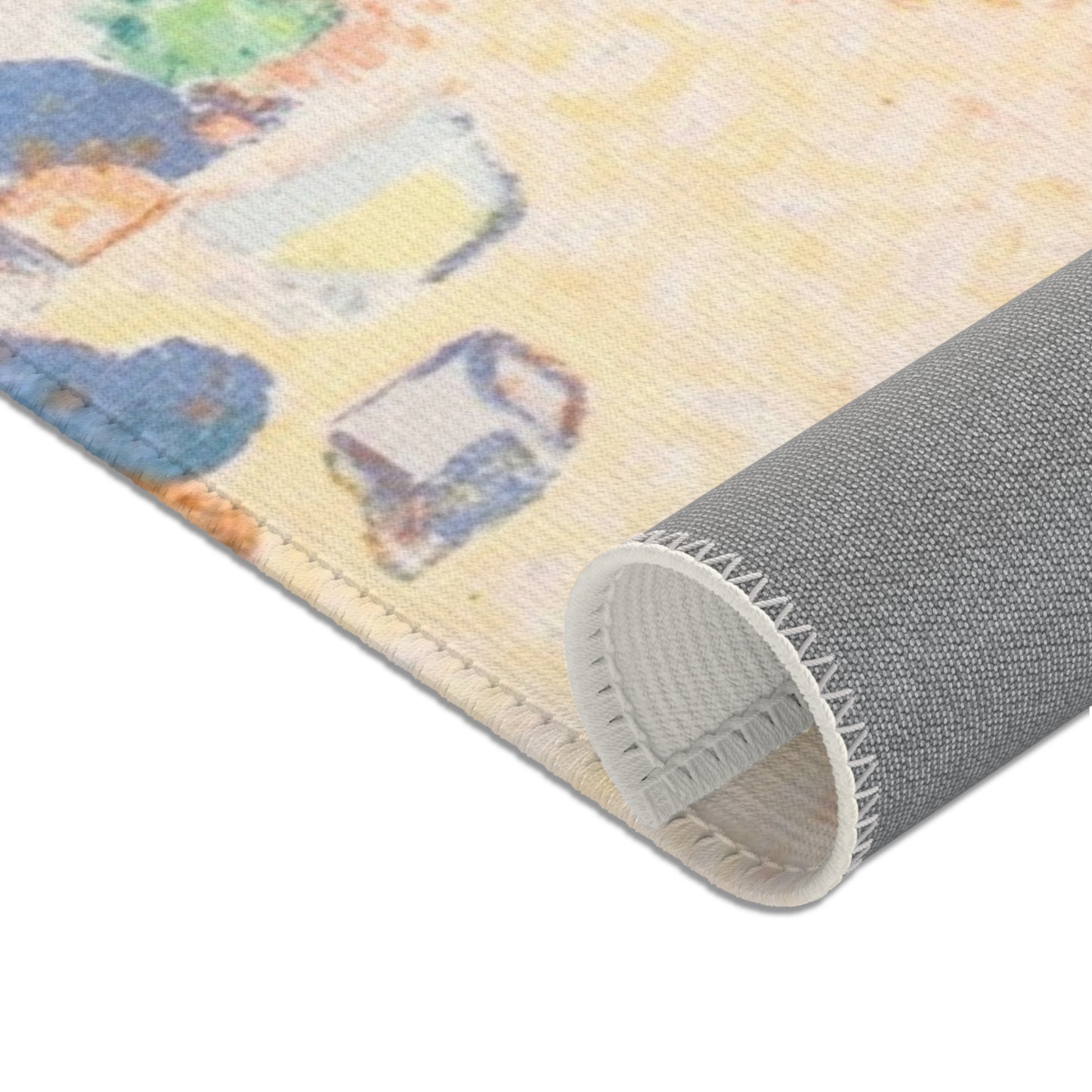 Paul Signac - The Andelys | Area Rug