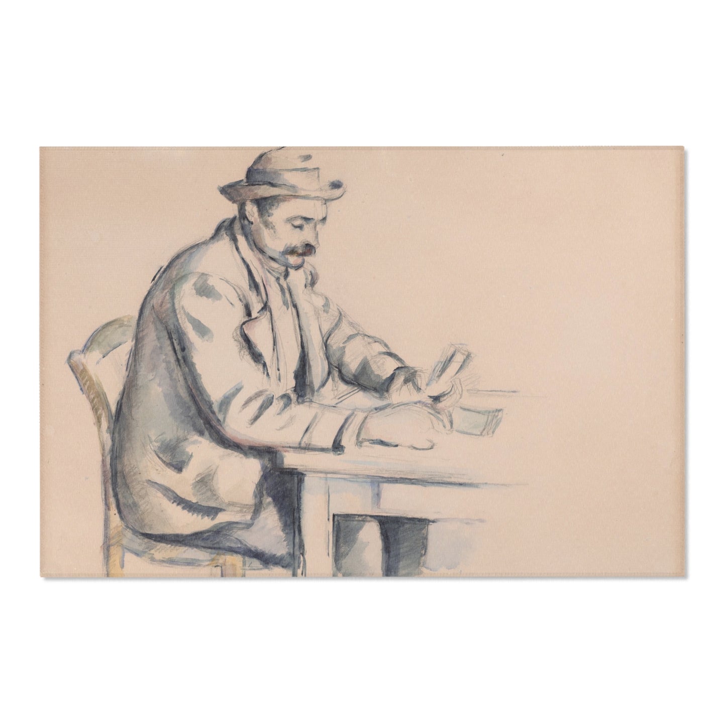 Paul Cezanne - A Study for the Card Players | Area Rug