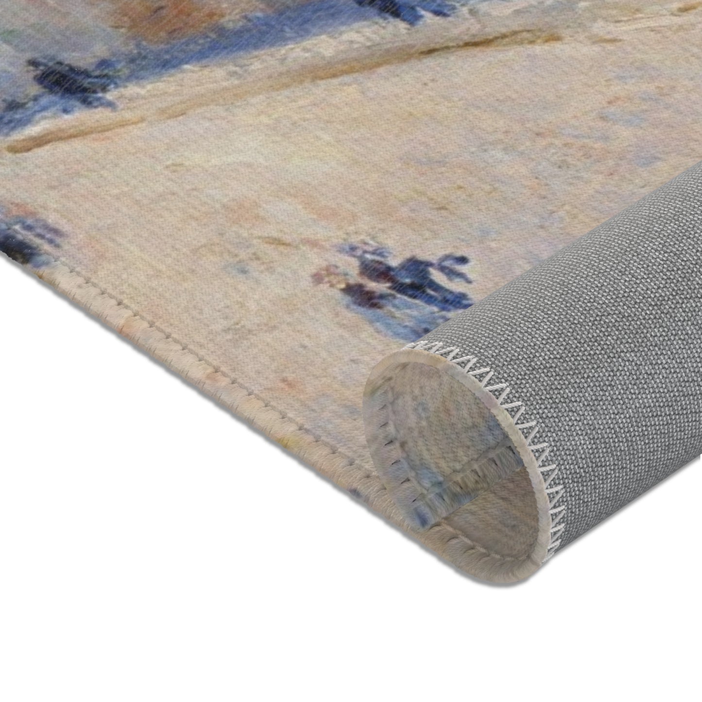 Alfred Sisley - Street in Moret | Area Rug