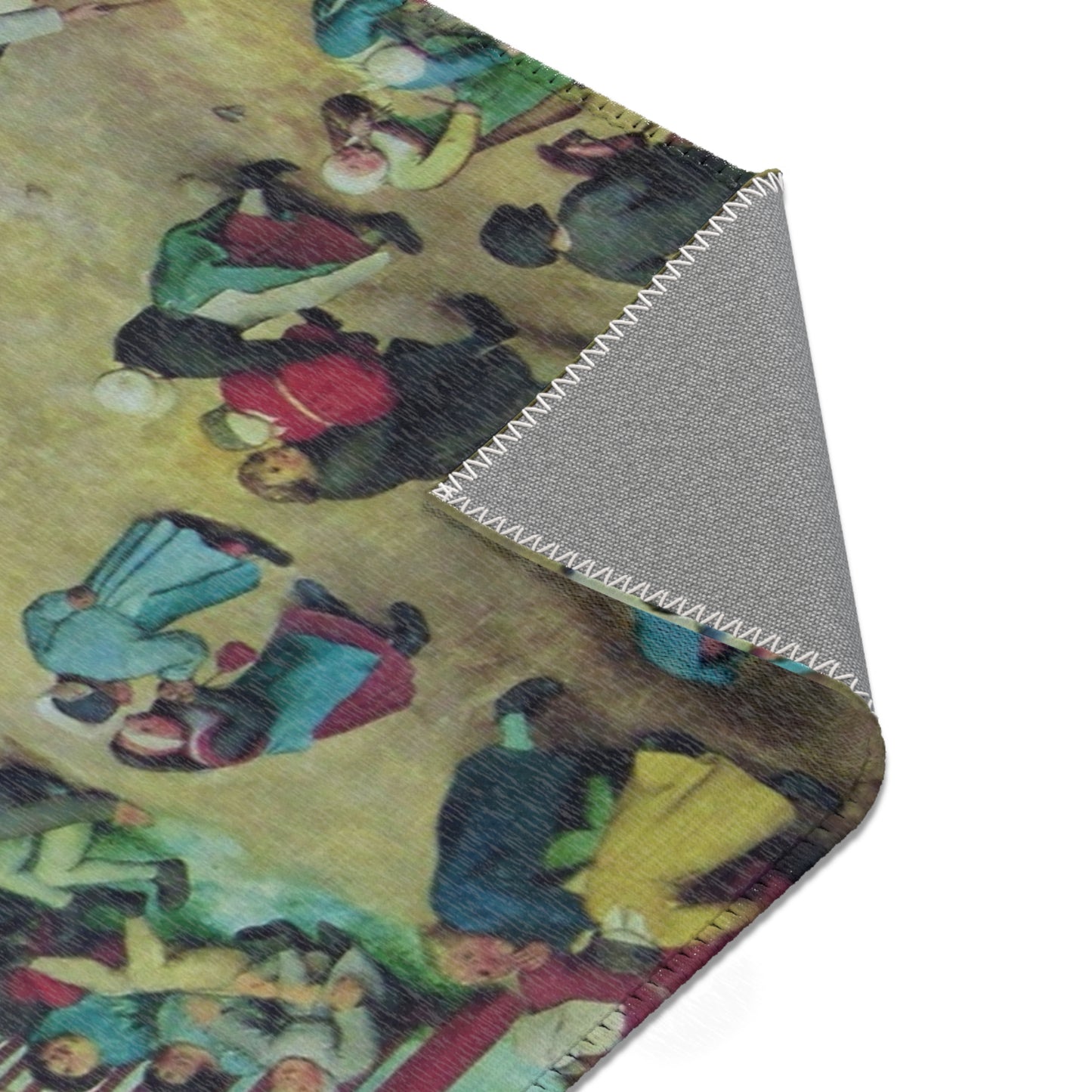-2022-02-07 Children's Games, Pieter Bruegel the Elder, West Street, Cromer, Norfolk | Area Rug