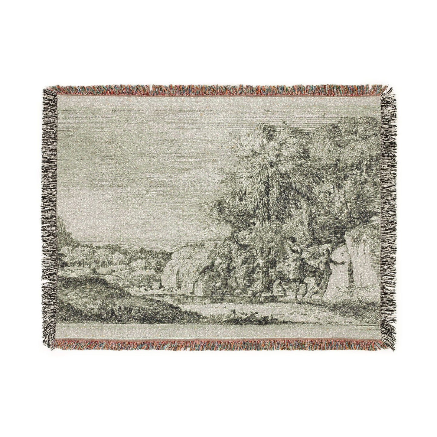 Claude Lorrain - The Flight into Egypt | Woven Tapestry Blanket
