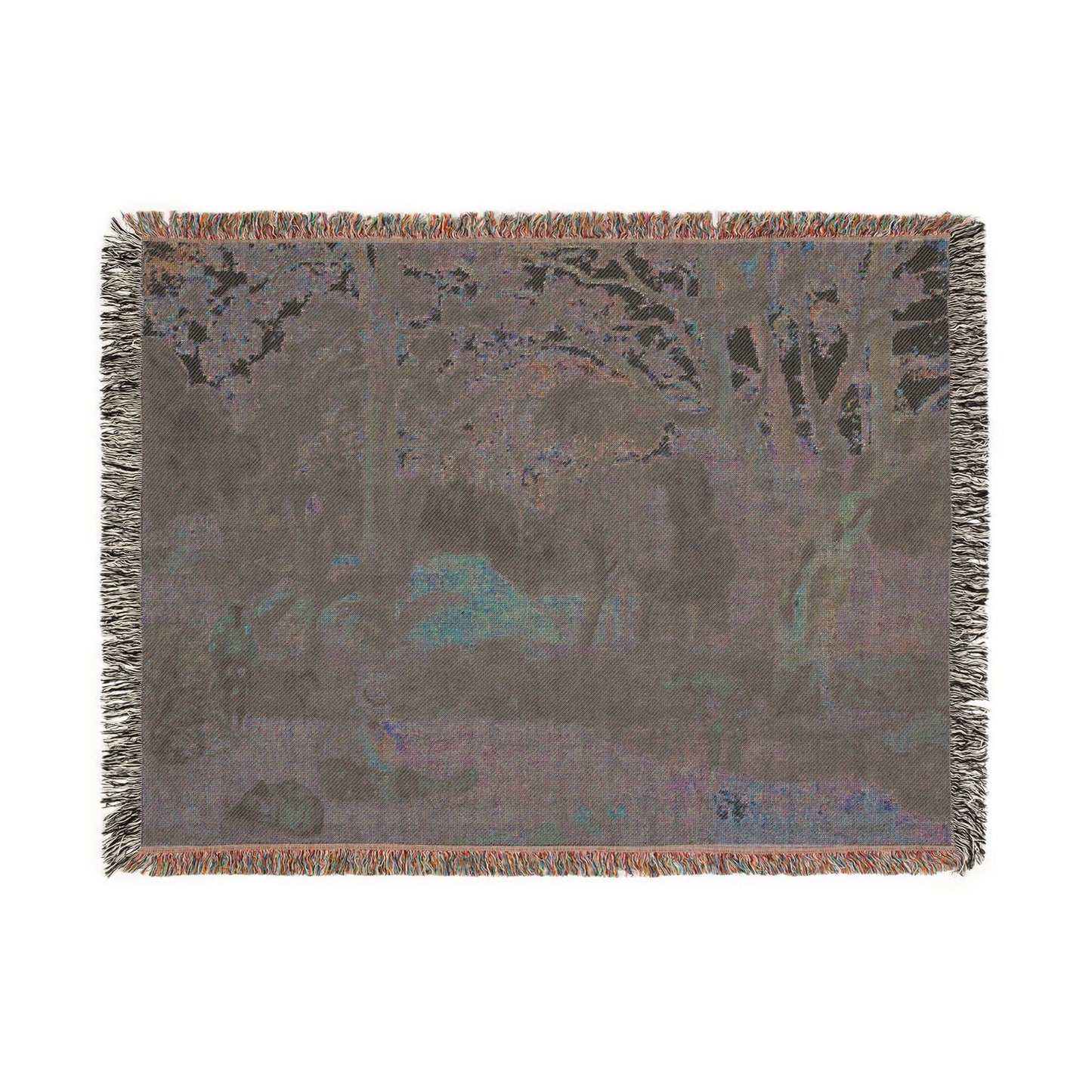 Paul Gauguin - Te raau rahi (The Big Tree) | Woven Tapestry Blanket