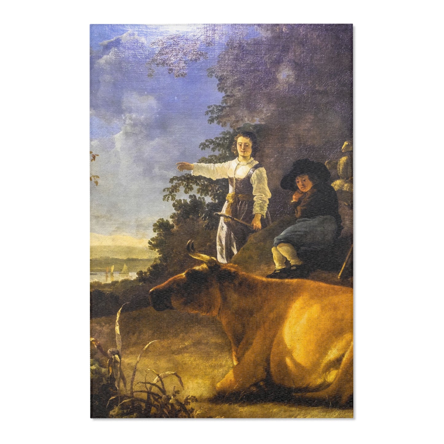 Aelbert Cuyp - Cattle with Shepherds | Area Rug