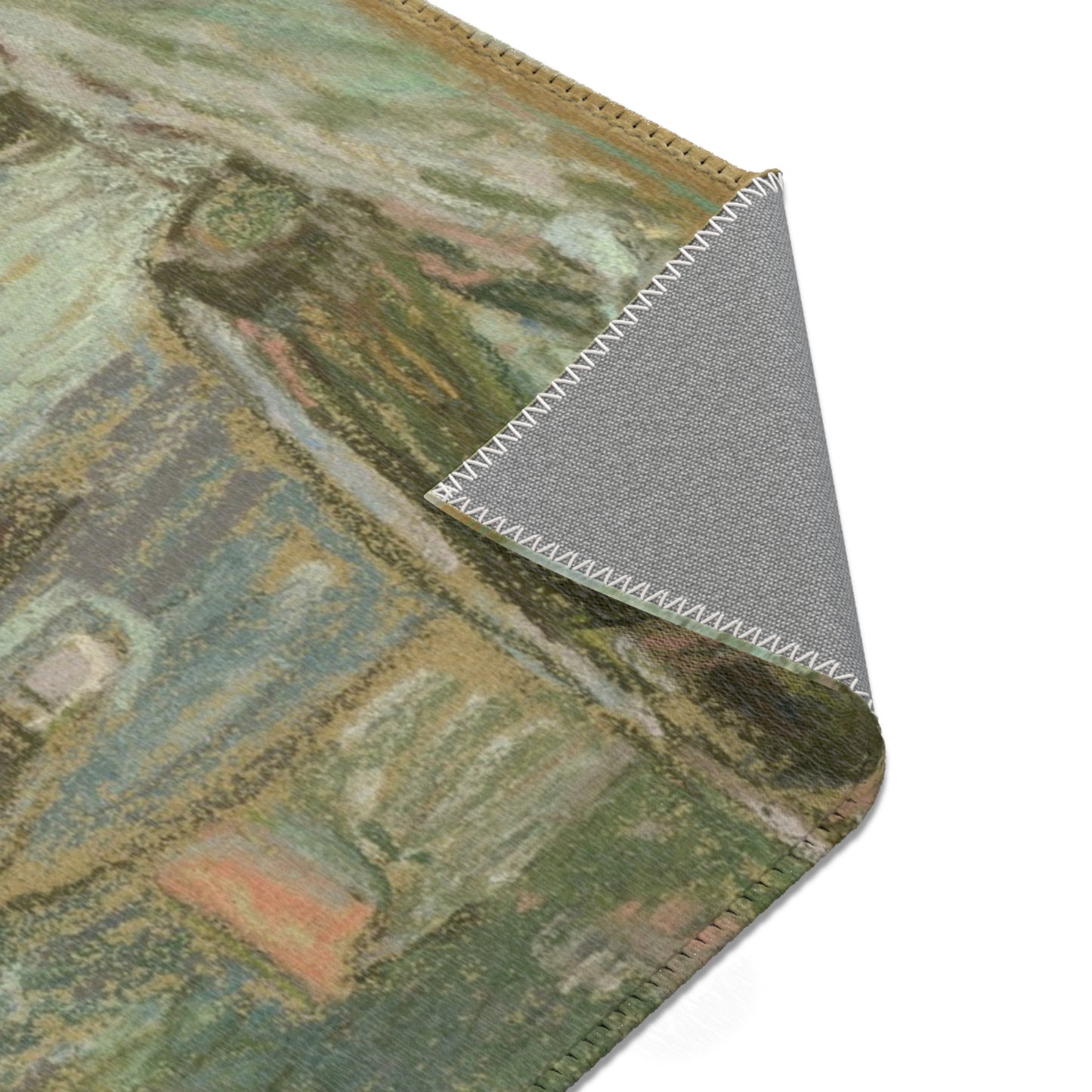 Alfred Sisley - A Corner of Moret-sur-Loing | Area Rug