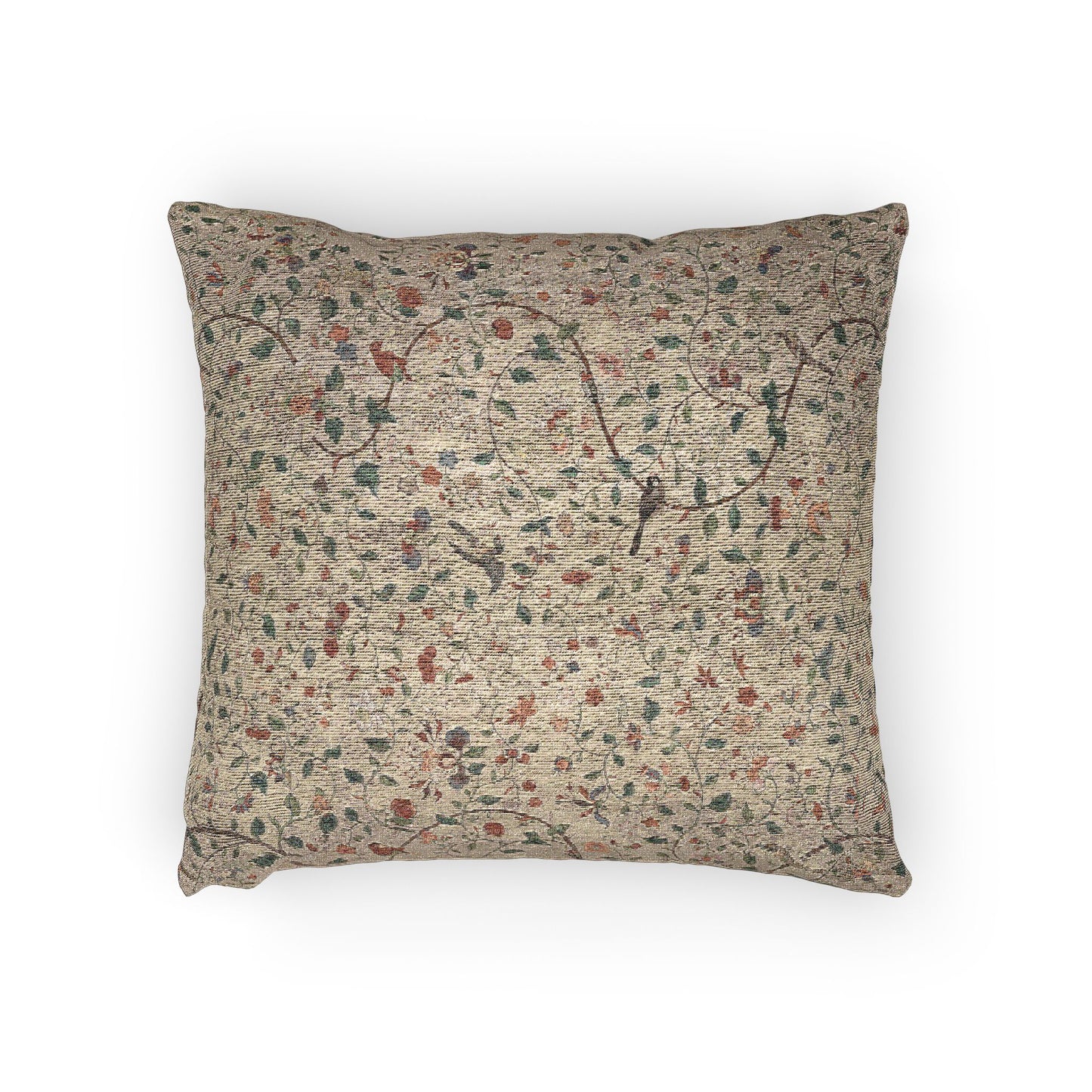 135_wall-panel-with-garden-urns-birds-flowers | Woven Pillow