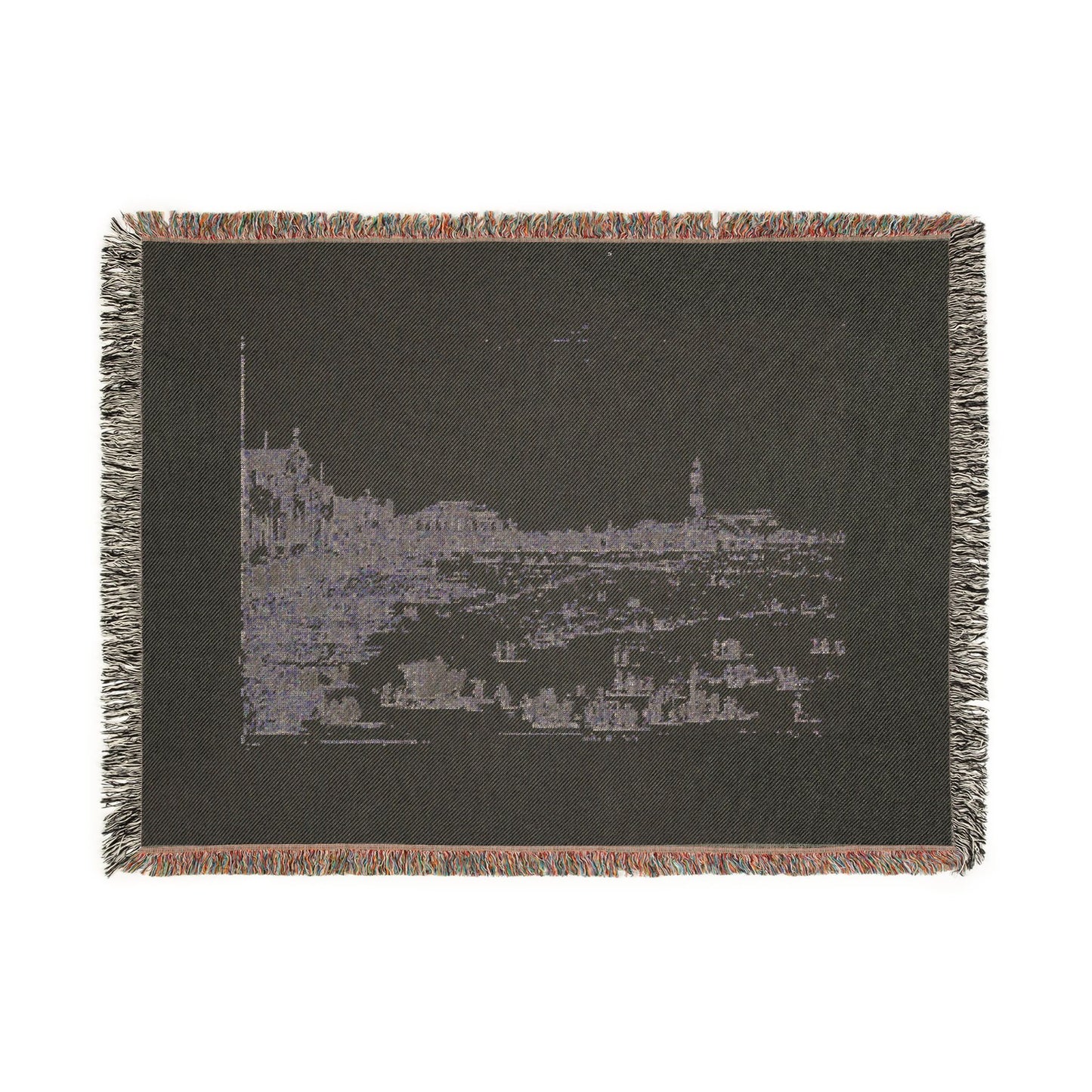 Canaletto - Prà della Valle, from Vedute | Woven Tapestry Blanket