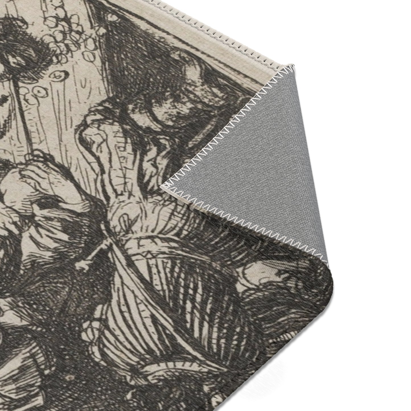 Rembrandt van Rijn - Christ Driving the Money Changers from the Temple | Area Rug