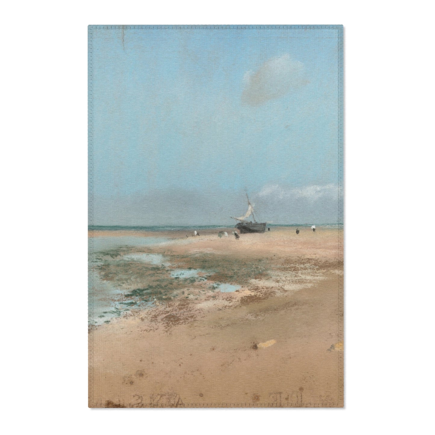 Hilaire Germain Edgar Degas - Beach at Low Tide (Mouth of the River) | Area Rug
