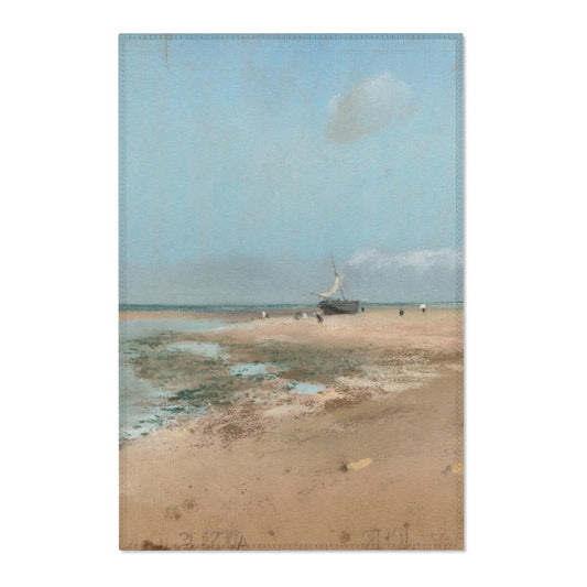 Beach at Low Tide (Mouth of the River) — Degas Area Rug