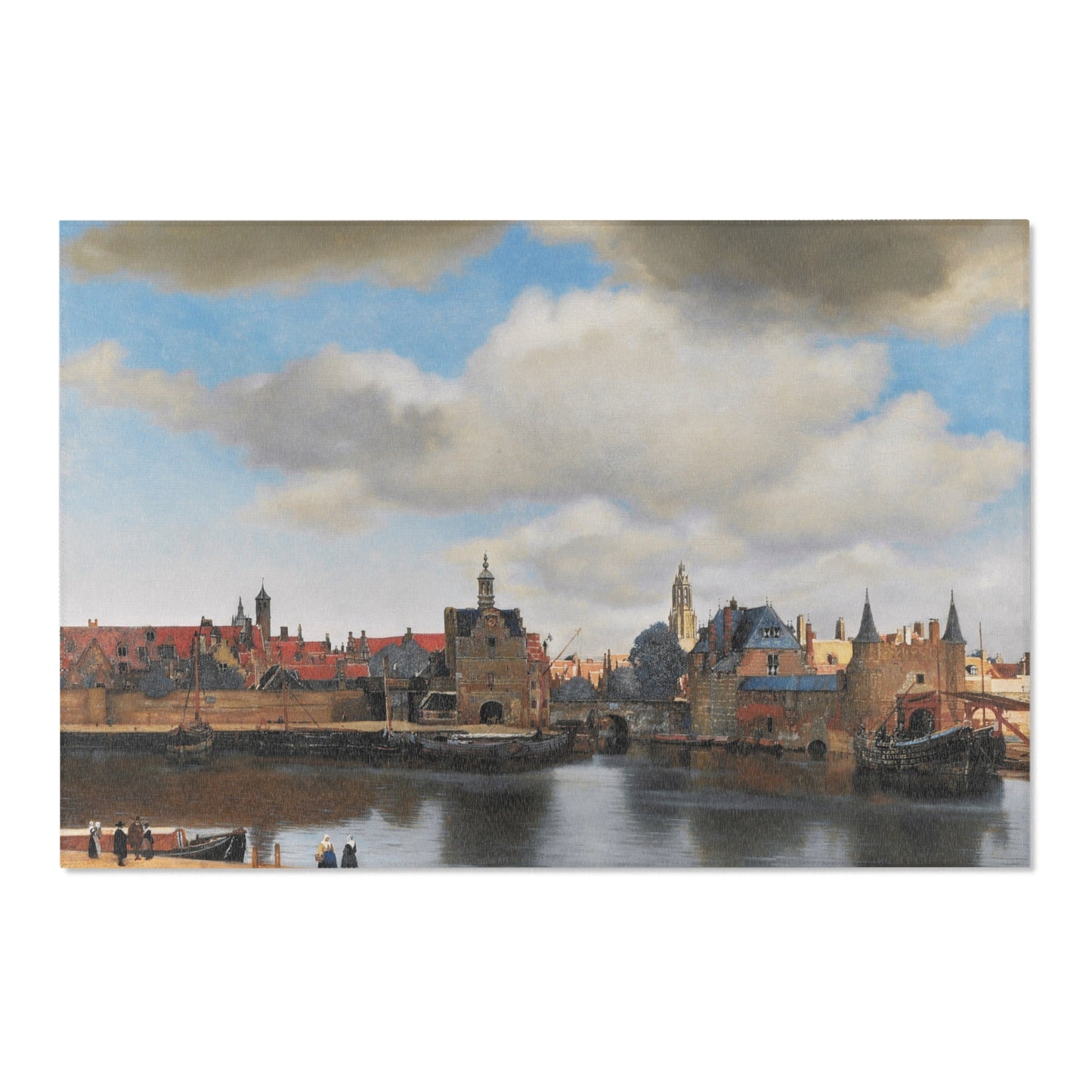 View of Delft, by Johannes Vermeer | Area Rug
