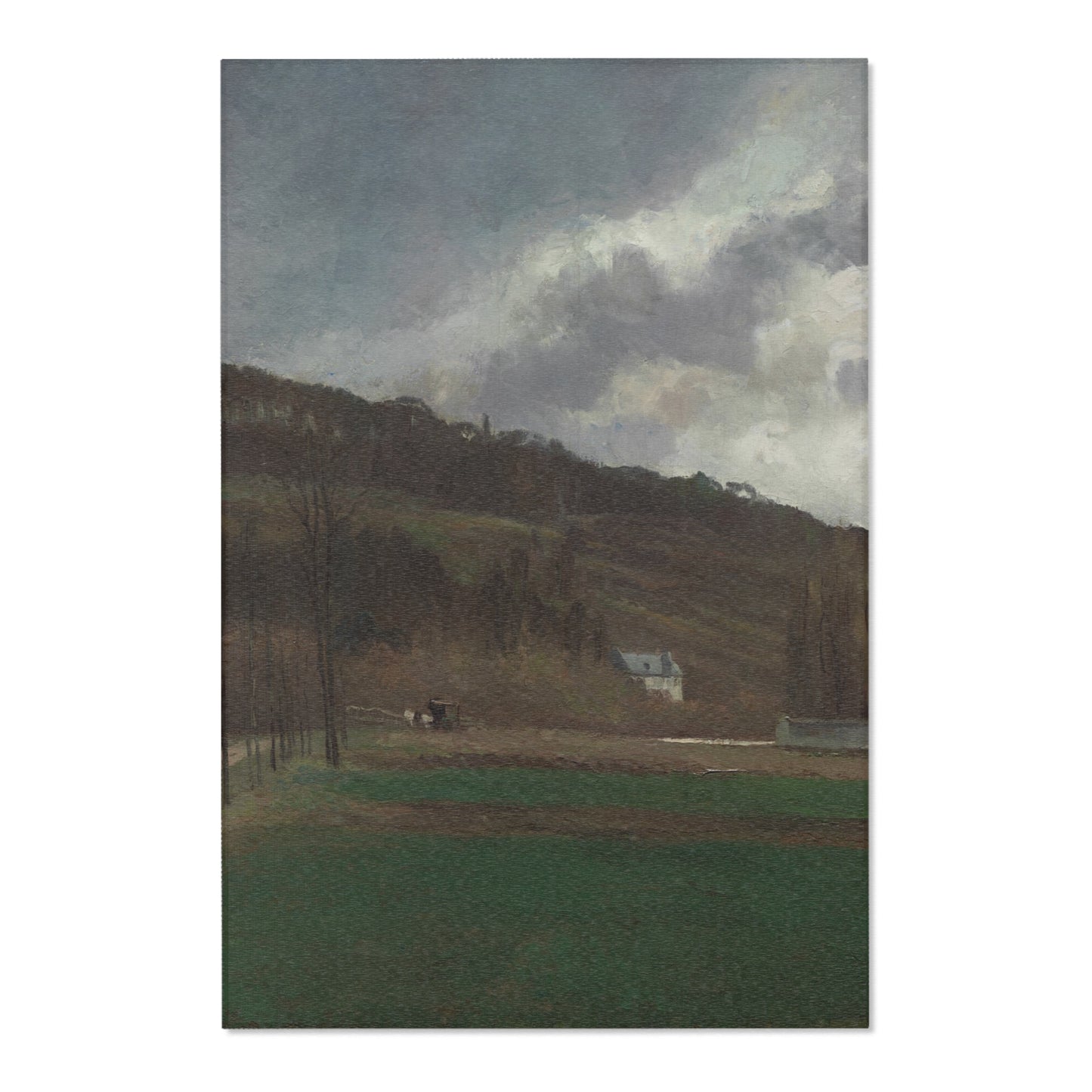 Camille Pissarro - The Banks of the Marne in Winter | Area Rug