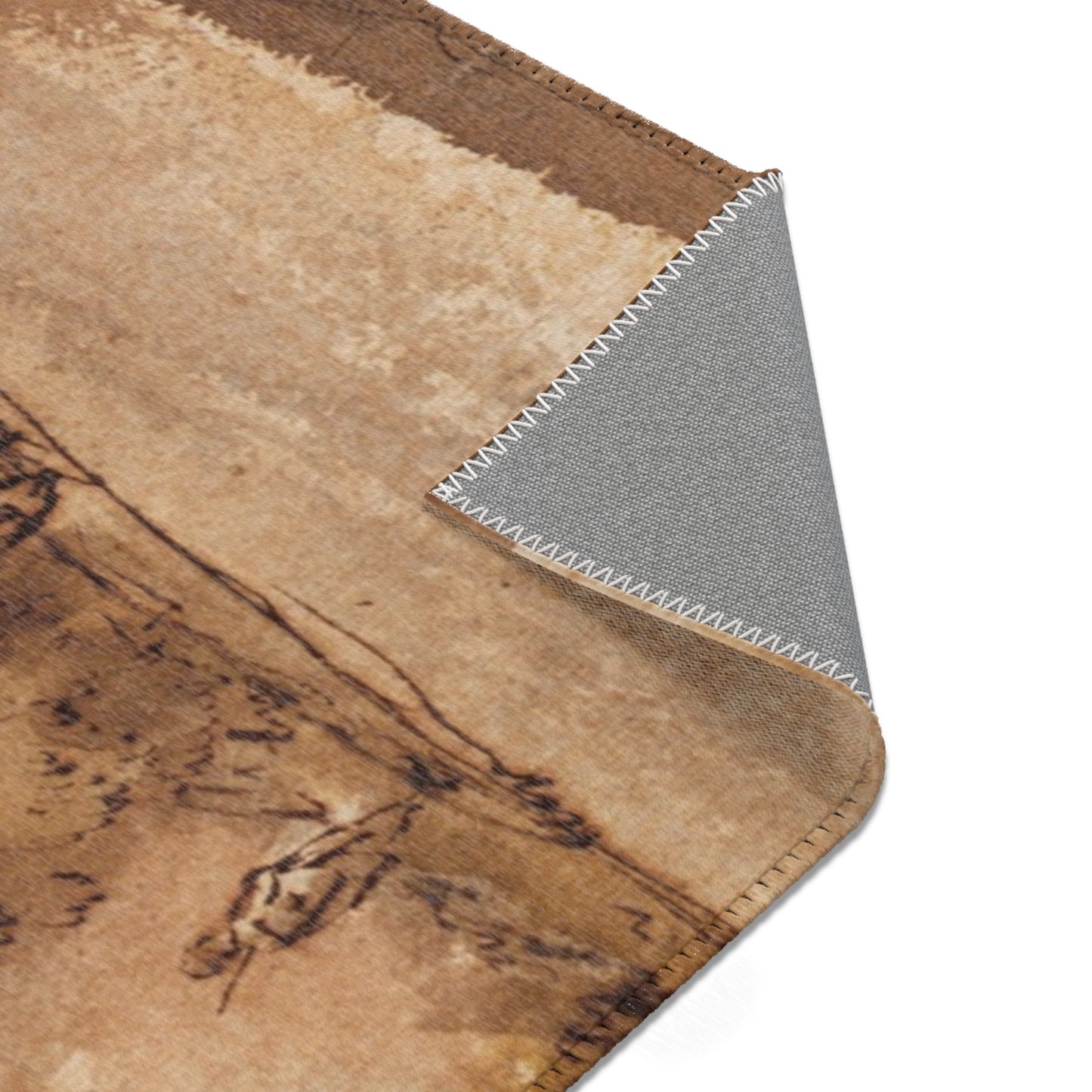 Claude Lorrain - A Rocky Hillside | Area Rug