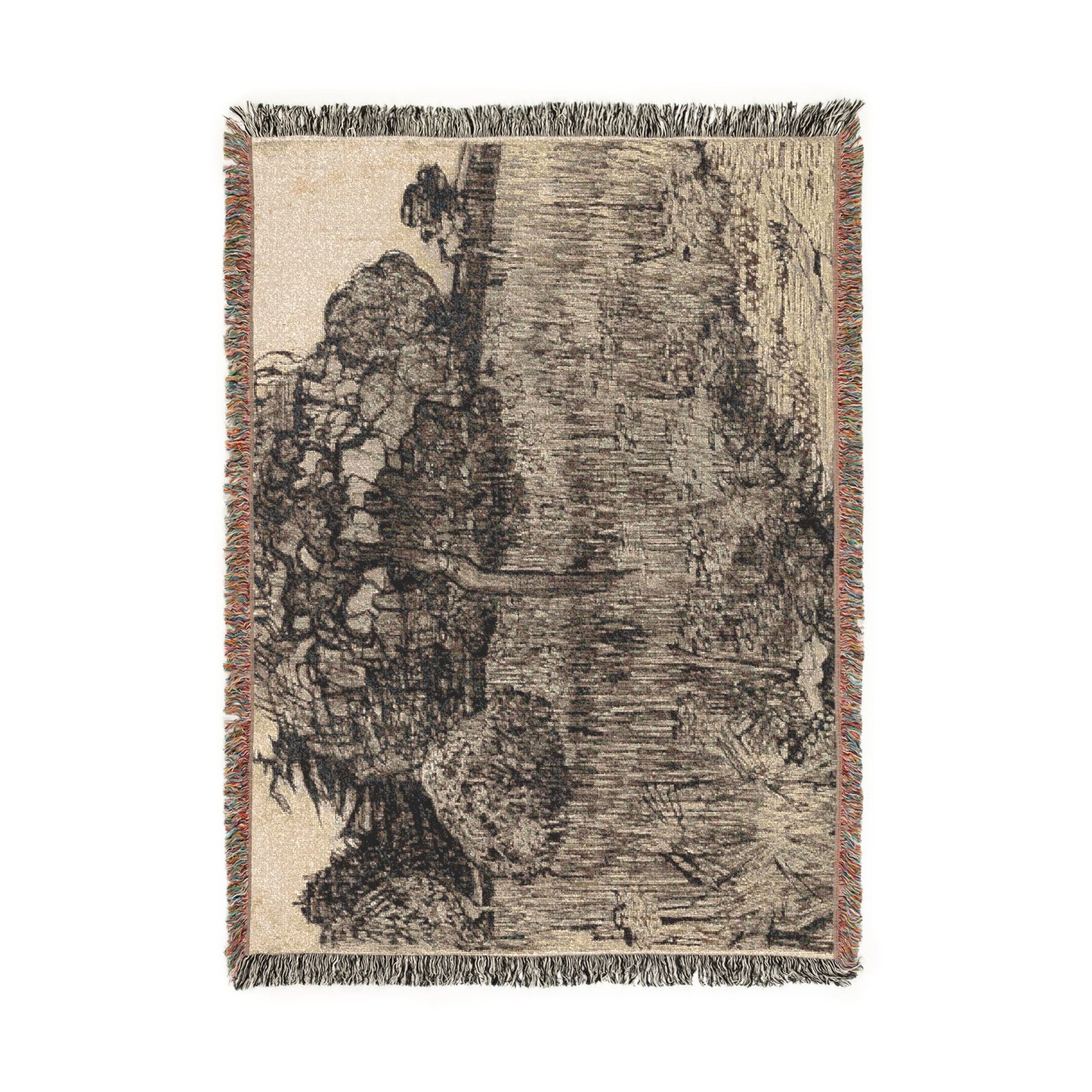 Vincent van Gogh - Weeping Tree | Woven Tapestry Blanket