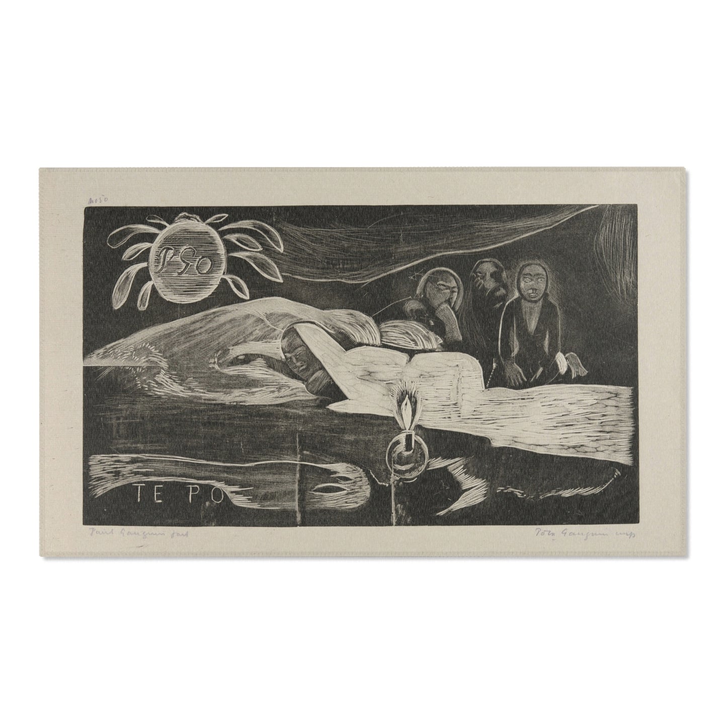 Paul Gauguin - Te po (The Night), from the Noa Noa Suite | Area Rug