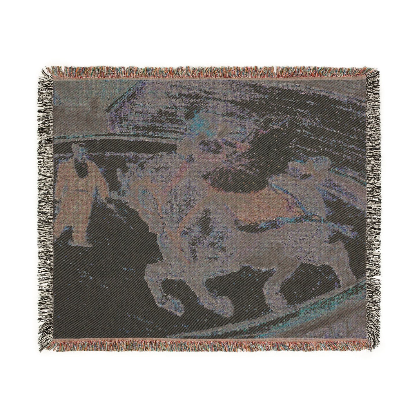 Henri de Toulouse-Lautrec - At the Circus Work in the Ring | Woven Tapestry Blanket