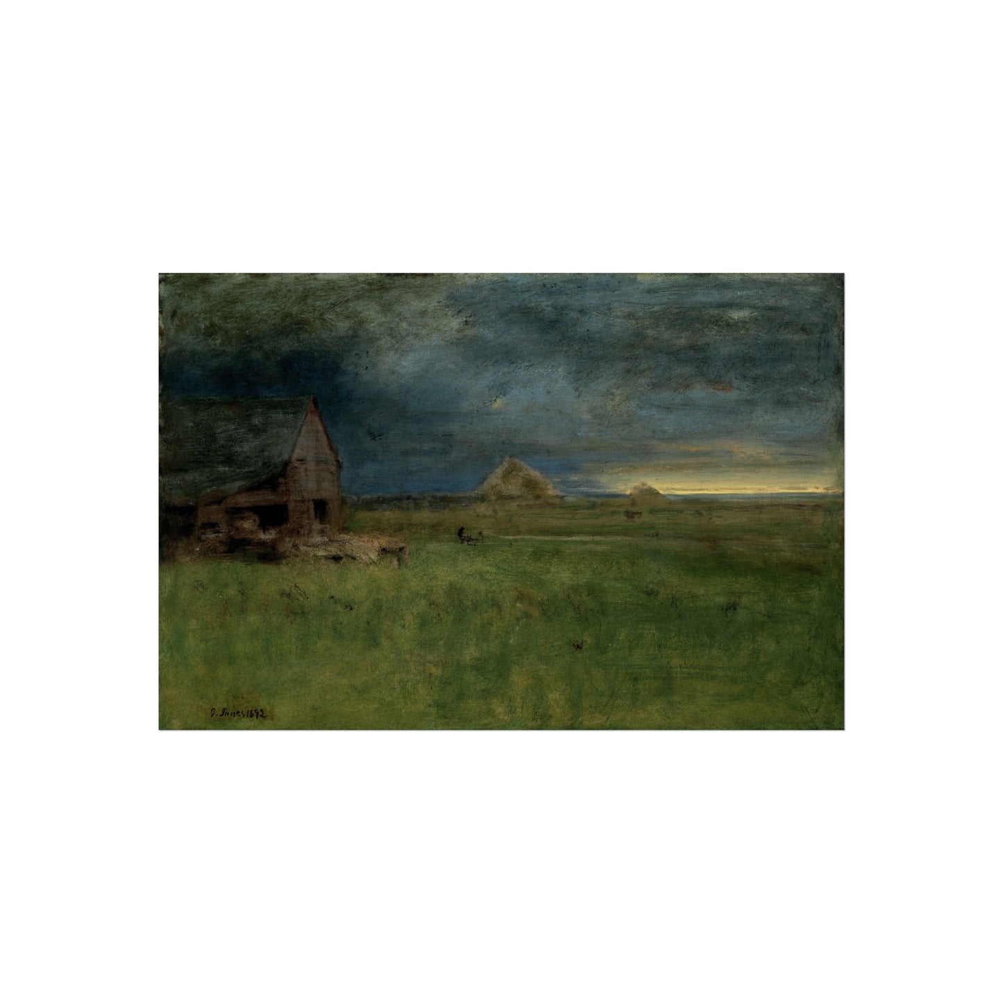 George Inness - The Lonely Farm, Nantucket | Fine Art Poster