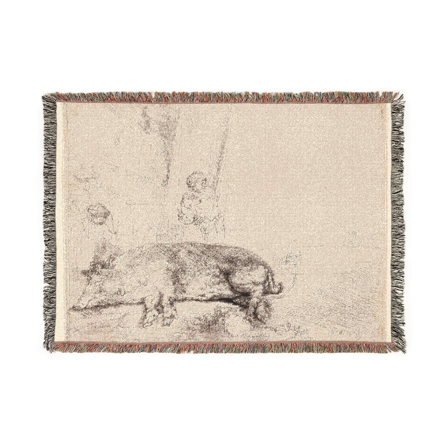 Rembrandt van Rijn - The Hog | Woven Tapestry Blanket