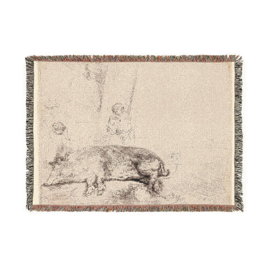 The Hog — Rembrandt Tapestry Blanket