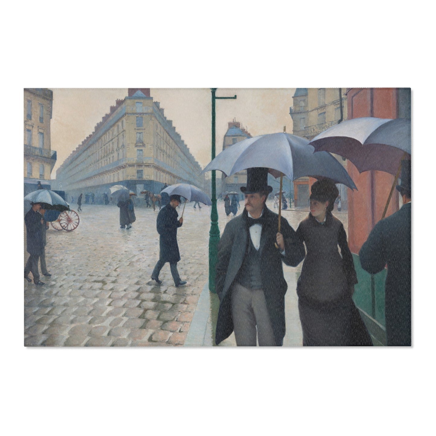 Gustave Caillebotte - Paris Street; Rainy Day | Area Rug