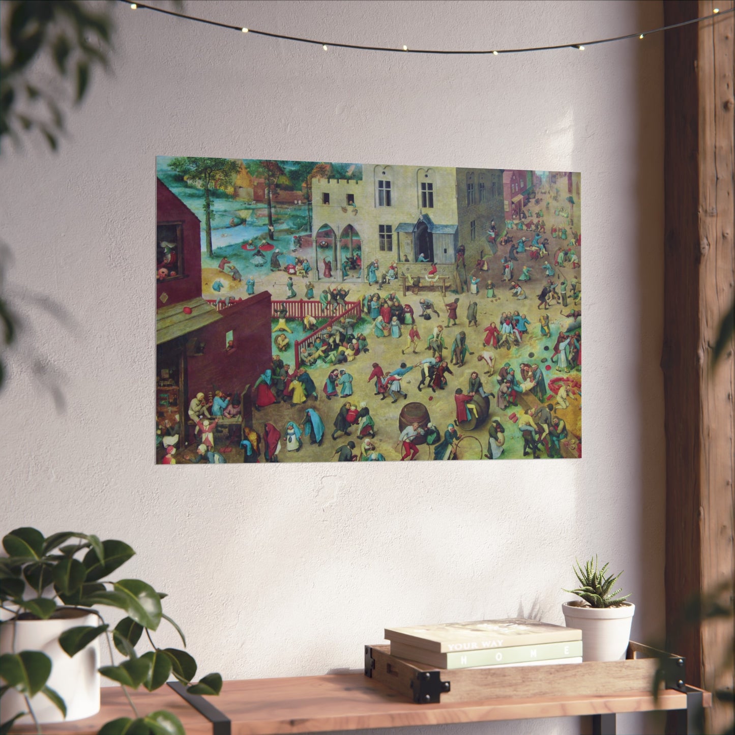 -2022-02-07 Children's Games, Pieter Bruegel the Elder, West Street, Cromer, Norfolk | Fine Art Poster