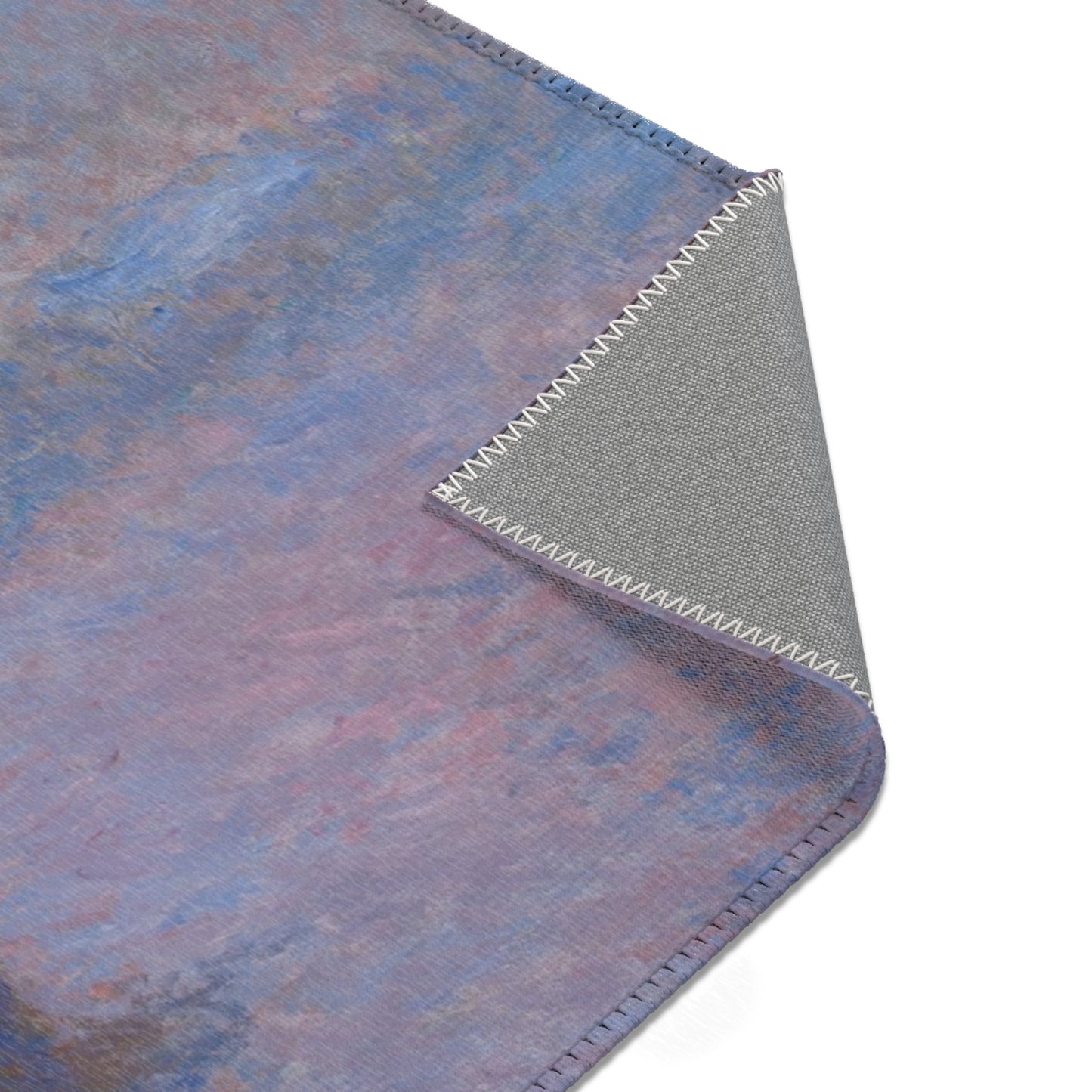 Claude Monet - Stacks of Wheat (Sunset, Snow Effect) | Area Rug