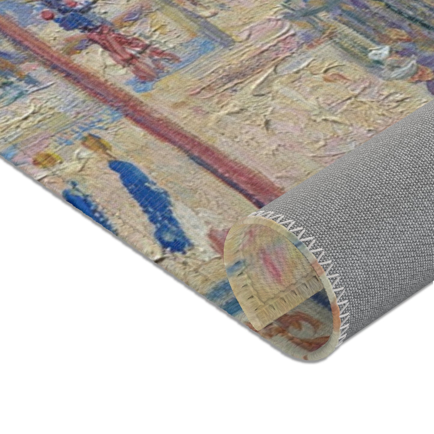 Camille Pissarro - The Place du Havre, Paris | Area Rug