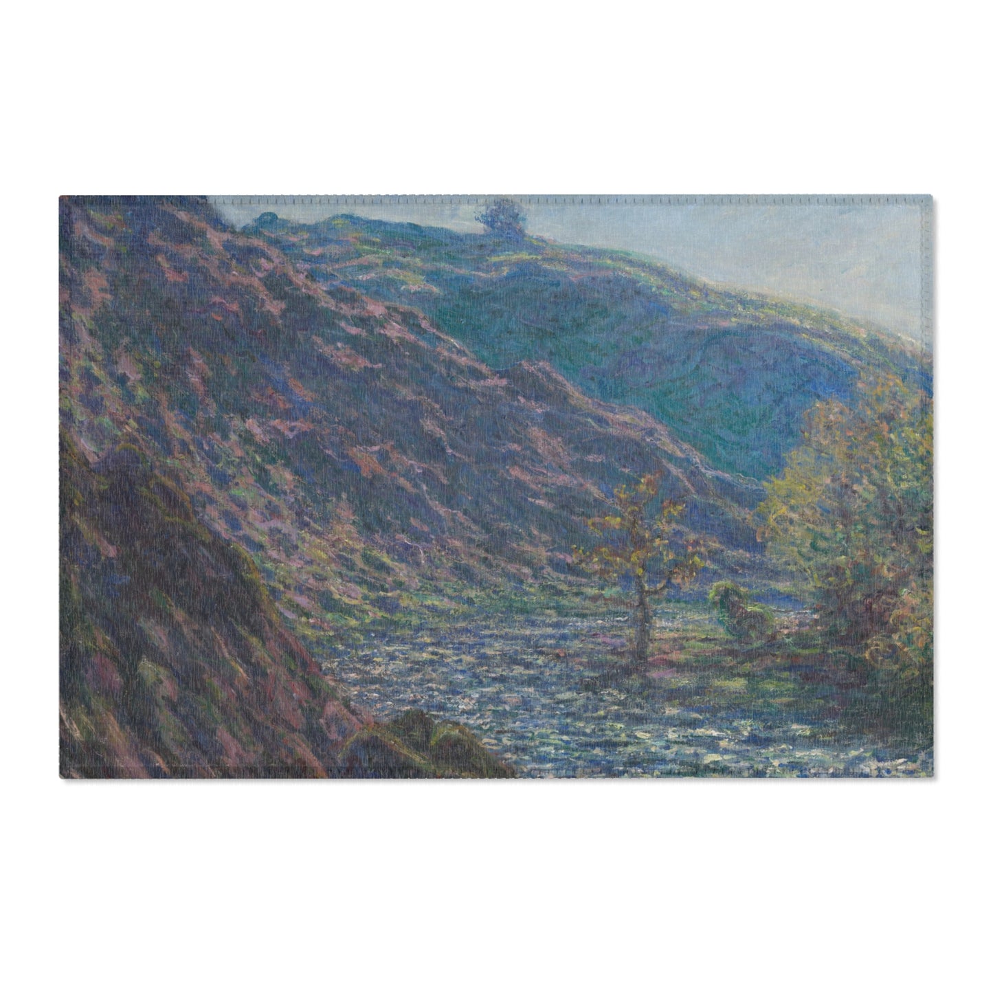 Claude Monet - The Petite Creuse River | Area Rug