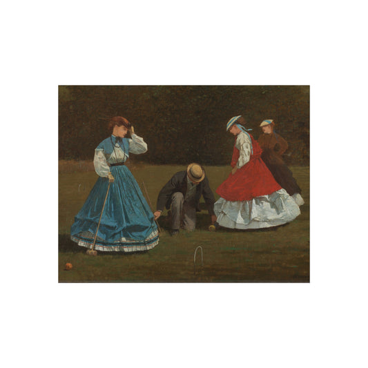 Croquet Scene — Winslow Homer Fine Art Poster