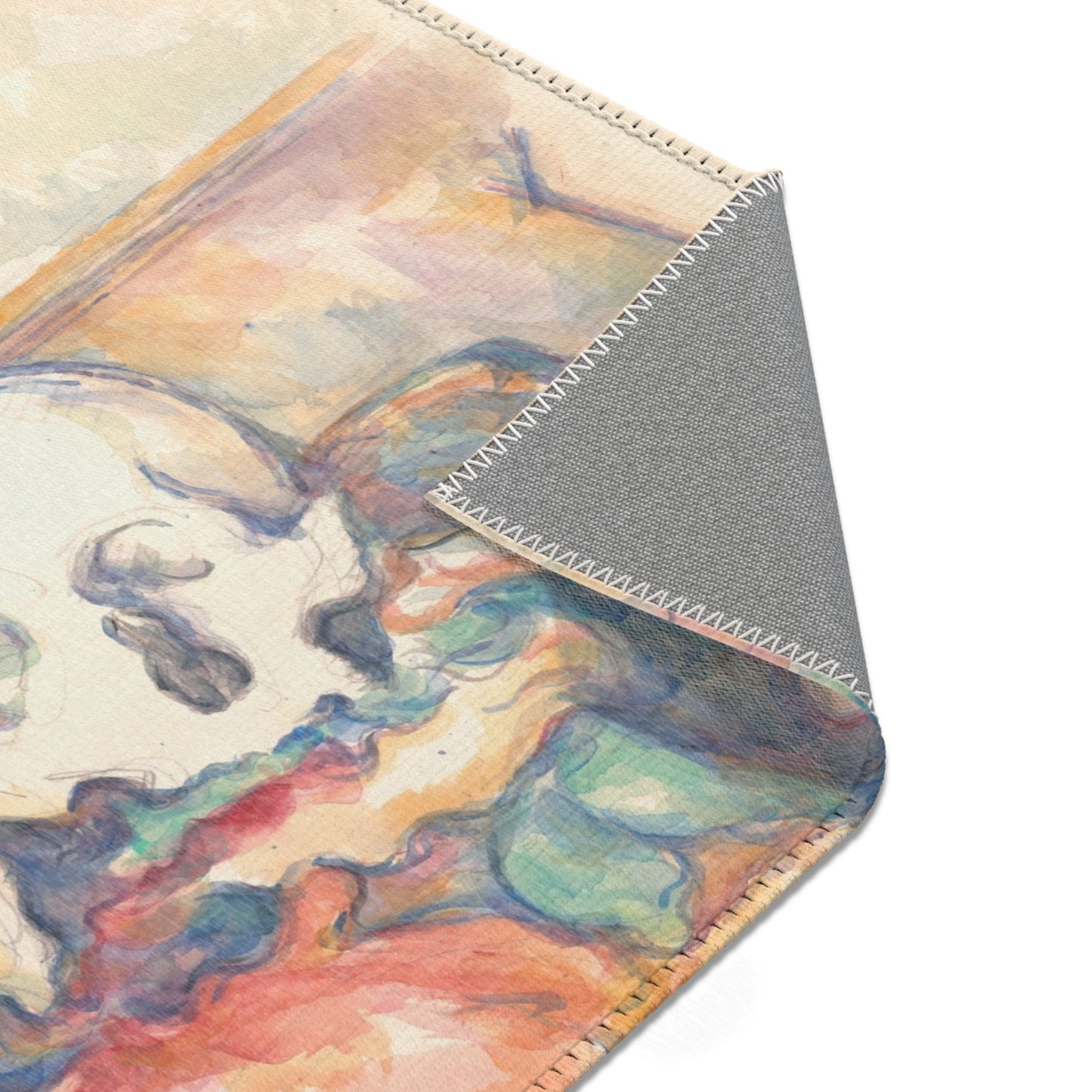 Paul Cezanne - The Three Skulls | Area Rug