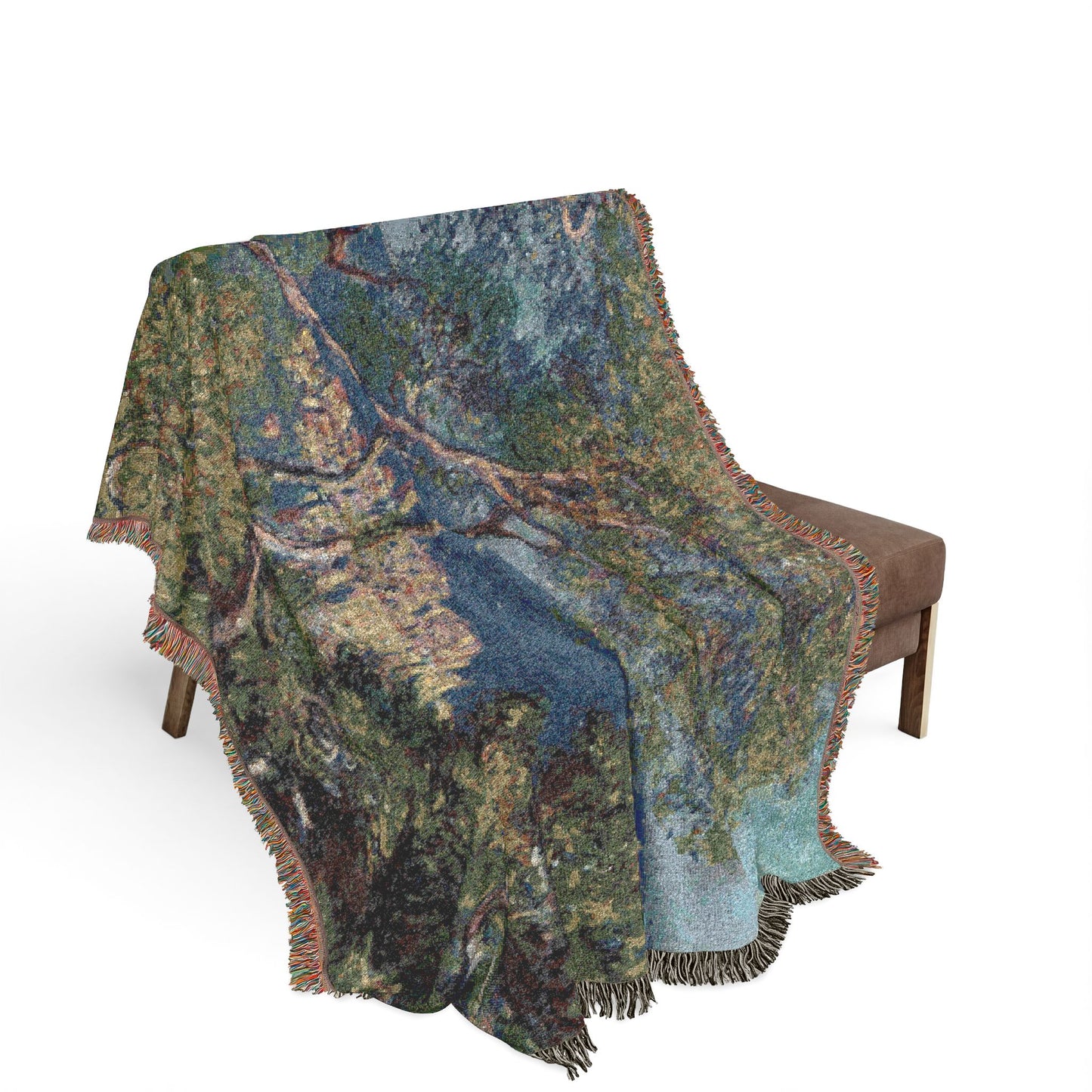 Claude Monet - Bordighera | Woven Tapestry Blanket
