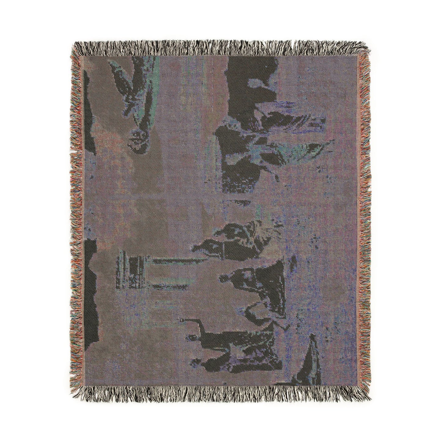 Pierre Puvis de Chavannes - The Sacred Grove, Beloved of the Arts and the Muses | Woven Tapestry Blanket