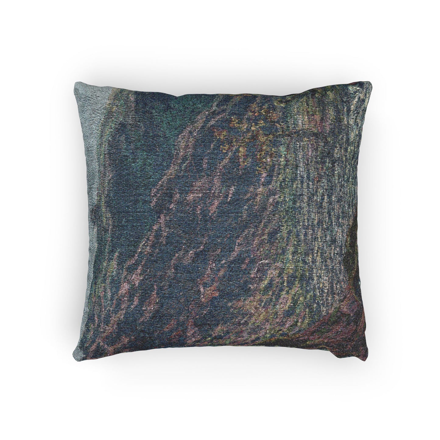 Claude Monet - The Petite Creuse River | Woven Pillow