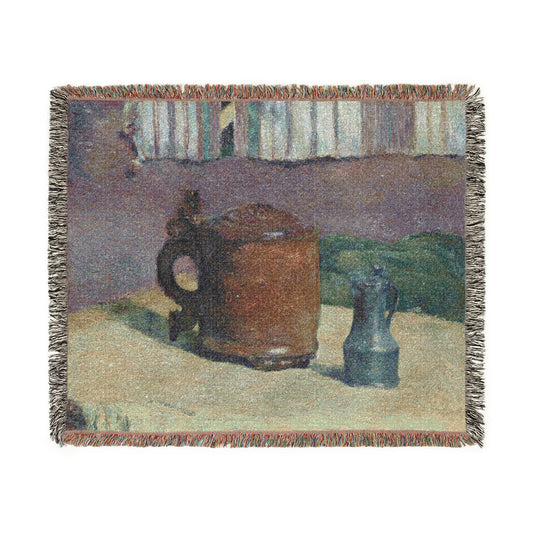 Still Life: Wood Tankard — Gauguin Tapestry Blanket