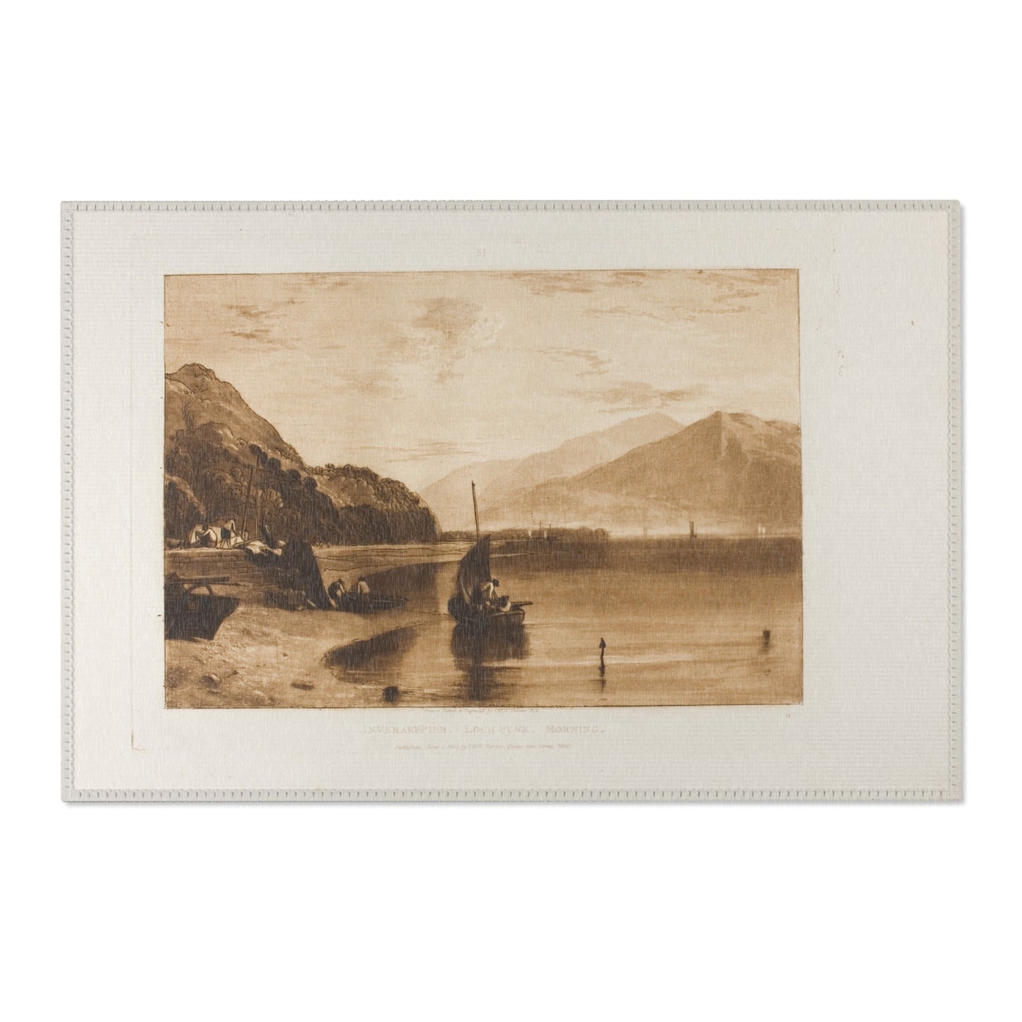 Joseph Mallord William Turner - Inverary Pier Loch Fyne, Morning | Area Rug