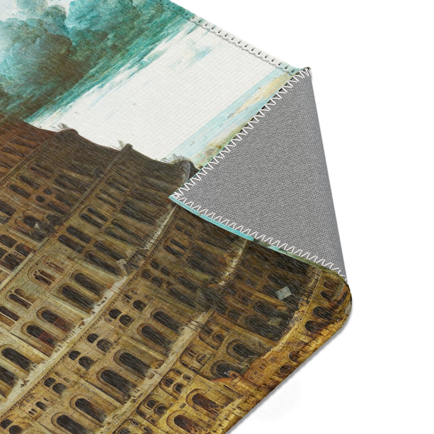 Pieter Bruegel the Elder - The Tower of Babel (Rotterdam) - Google Art Project - edited | Area Rug