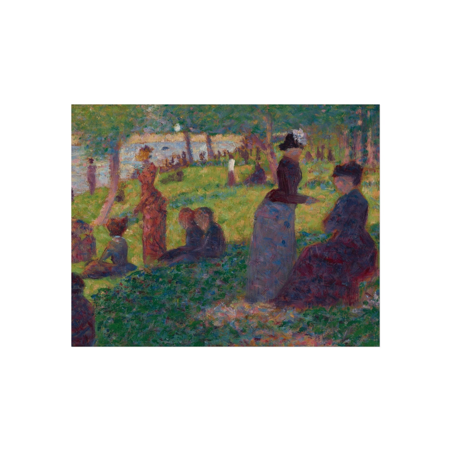 Georges Seurat - Oil Sketch for A Sunday on La Grande Jatte — 1884 | Fine Art Poster
