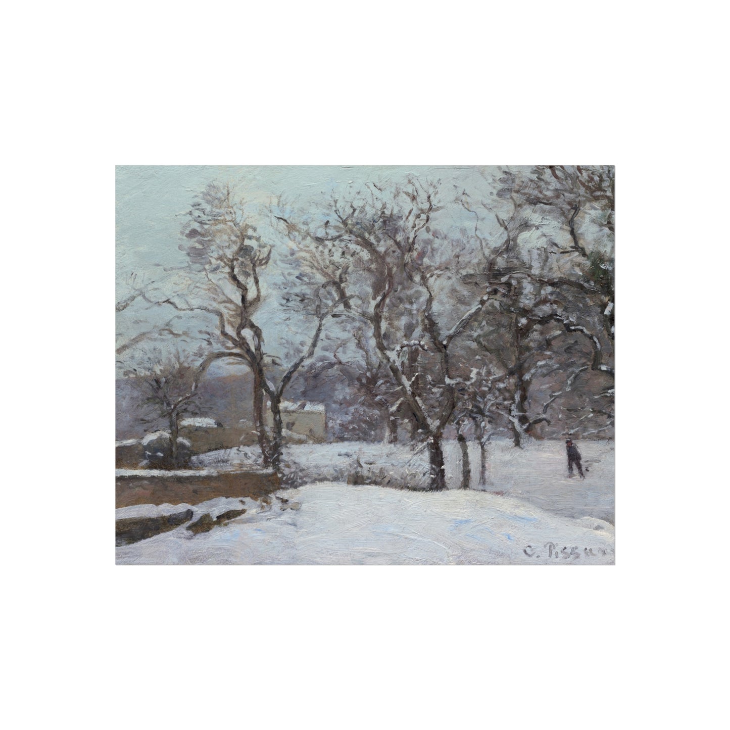 Camille Pissarro - Snow at Louveciennes | Fine Art Poster