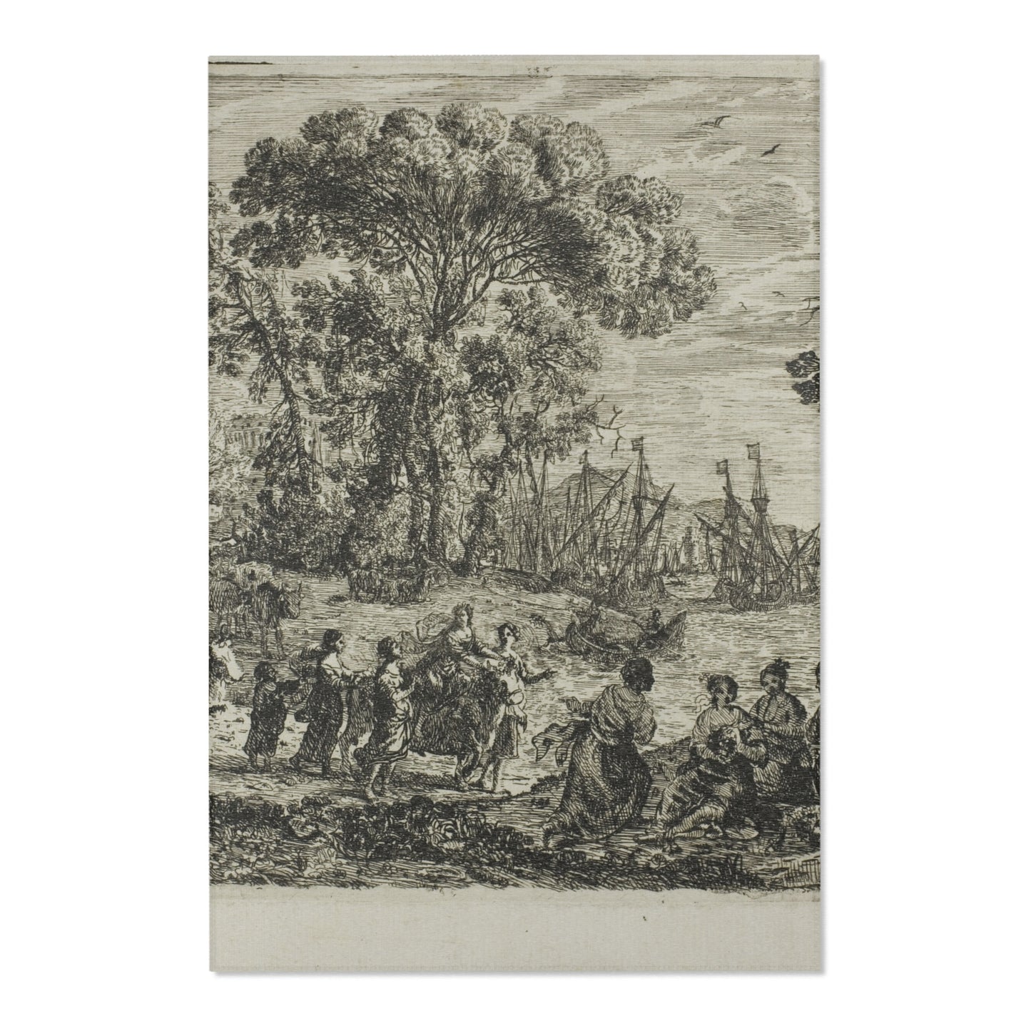 Claude Lorrain - The Rape of Europa | Area Rug